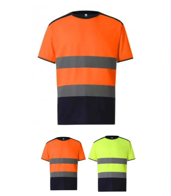Yoko YK013 Hi Vis two tone Tee Shirt